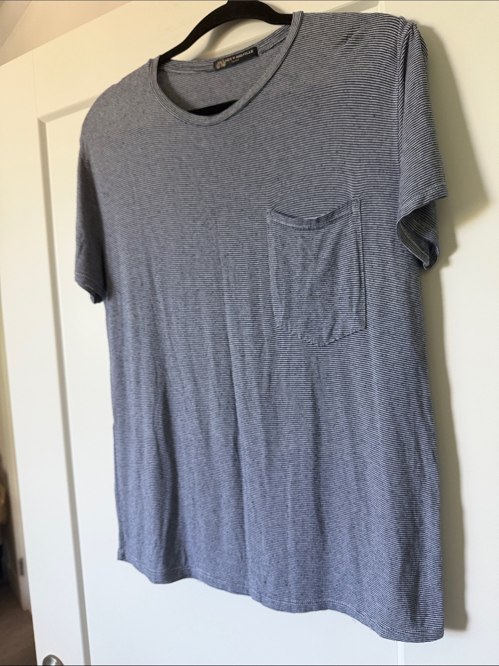 Brandy Melville Short Sleeve Striped Top Size OS